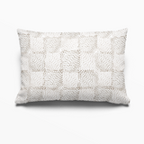 Speckled Check Pillow in Oak