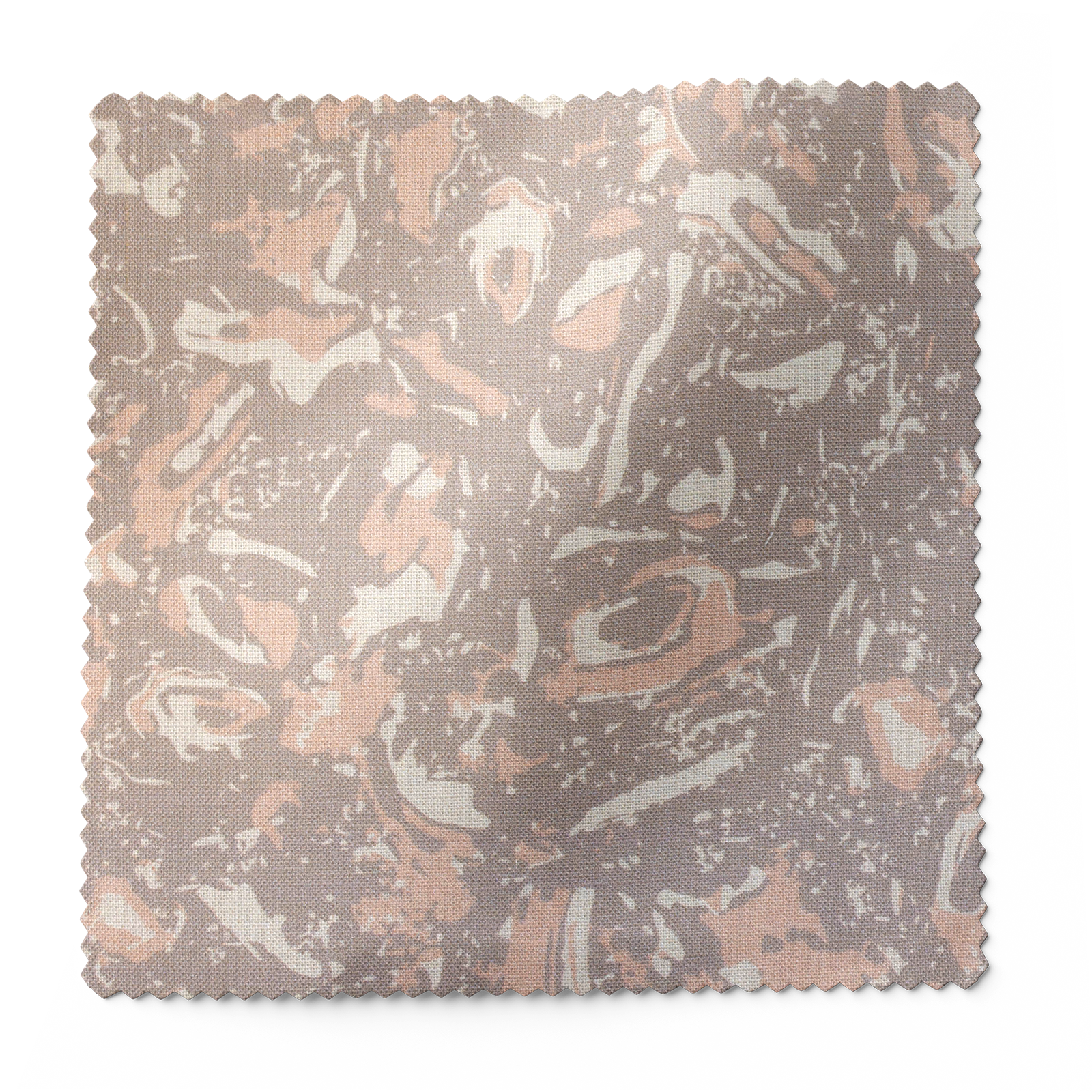 River Reef fabric in Sunset by Emily Daws – swatch view showing pattern and color for coastal interiors – Waterways fabric collection; Charleston luxury fabric by the yard for interiors and coastal homes