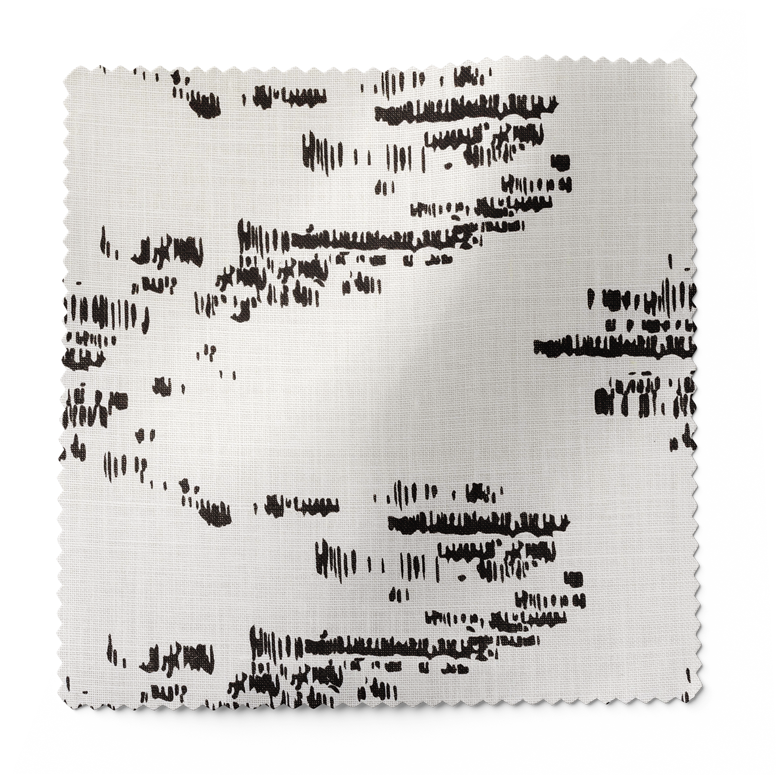 Salt Marsh fabric in Jet by Emily Daws – swatch view showing pattern and color for coastal interiors – Waterways fabric collection; Charleston luxury fabric by the yard for interiors and coastal homes