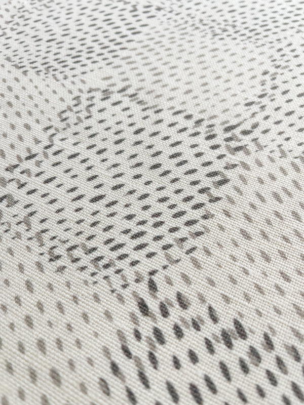 Speckled Check Fabric in Charcoal