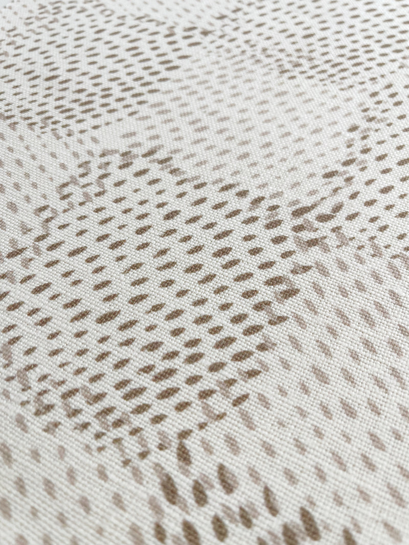 Speckled Check Fabric in Oak