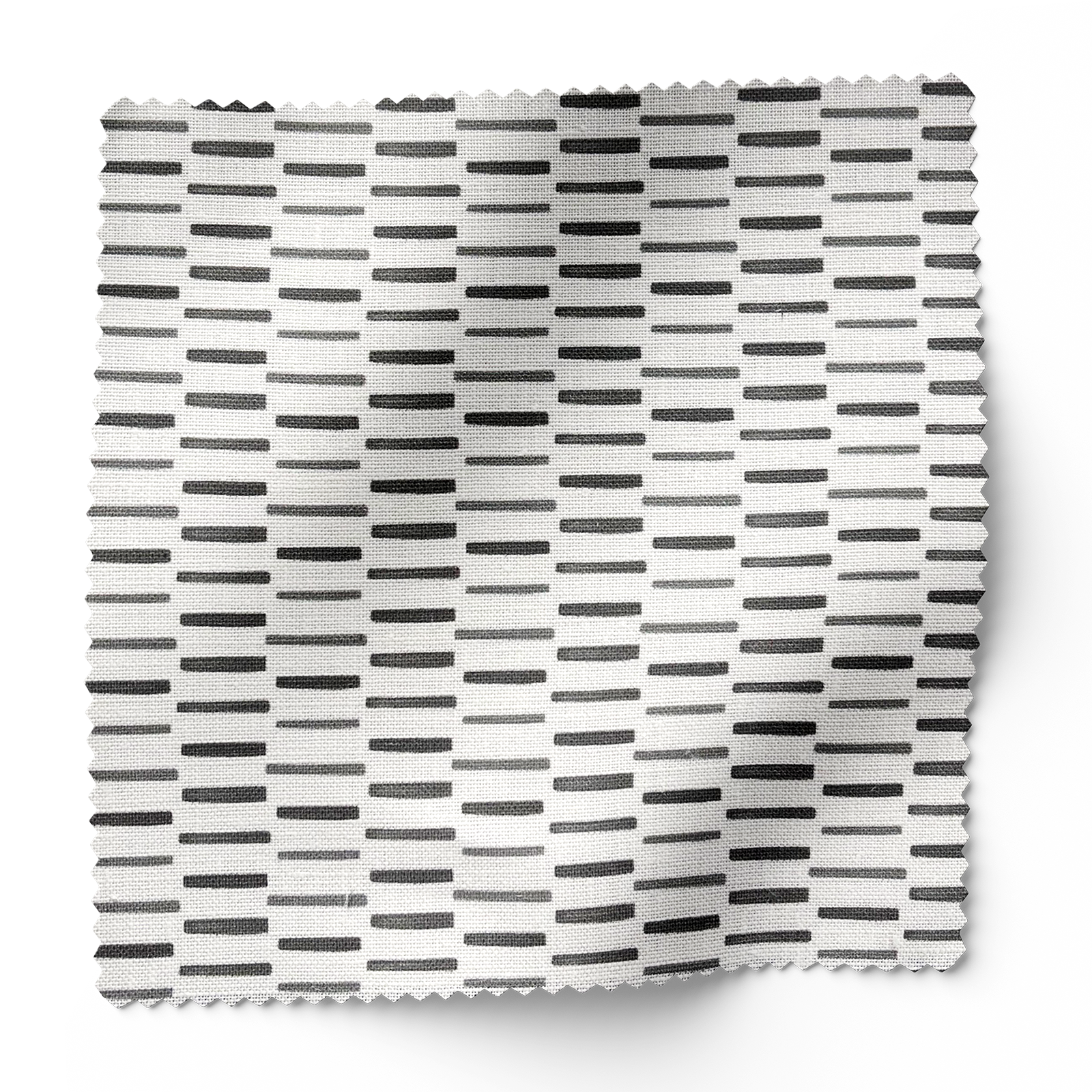 Sweetgrass fabric in Graphite by Emily Daws – swatch view showing pattern and color details – Charleston fabric by the yard for interiors