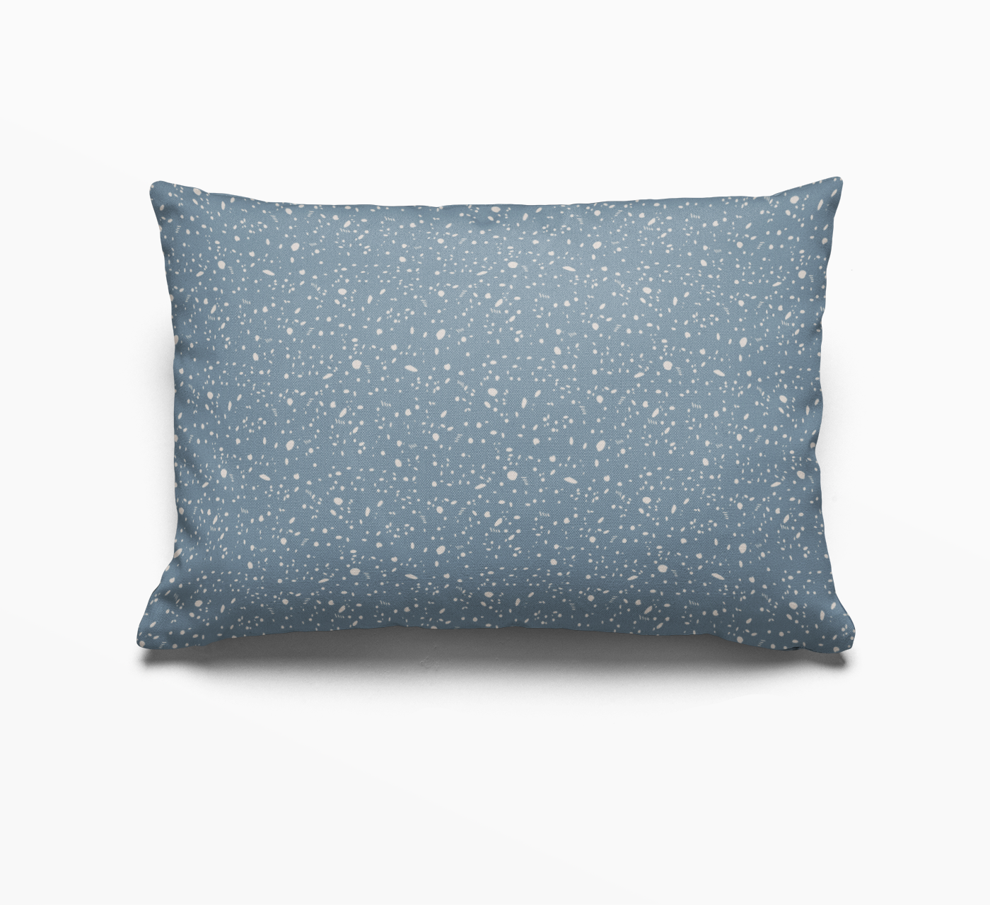 Tides pillow in Atlantic by Emily Daws – lumbar style for benches, sofas, or window seats in coastal homes