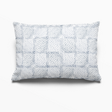 Speckled Check Pillow in Topaz