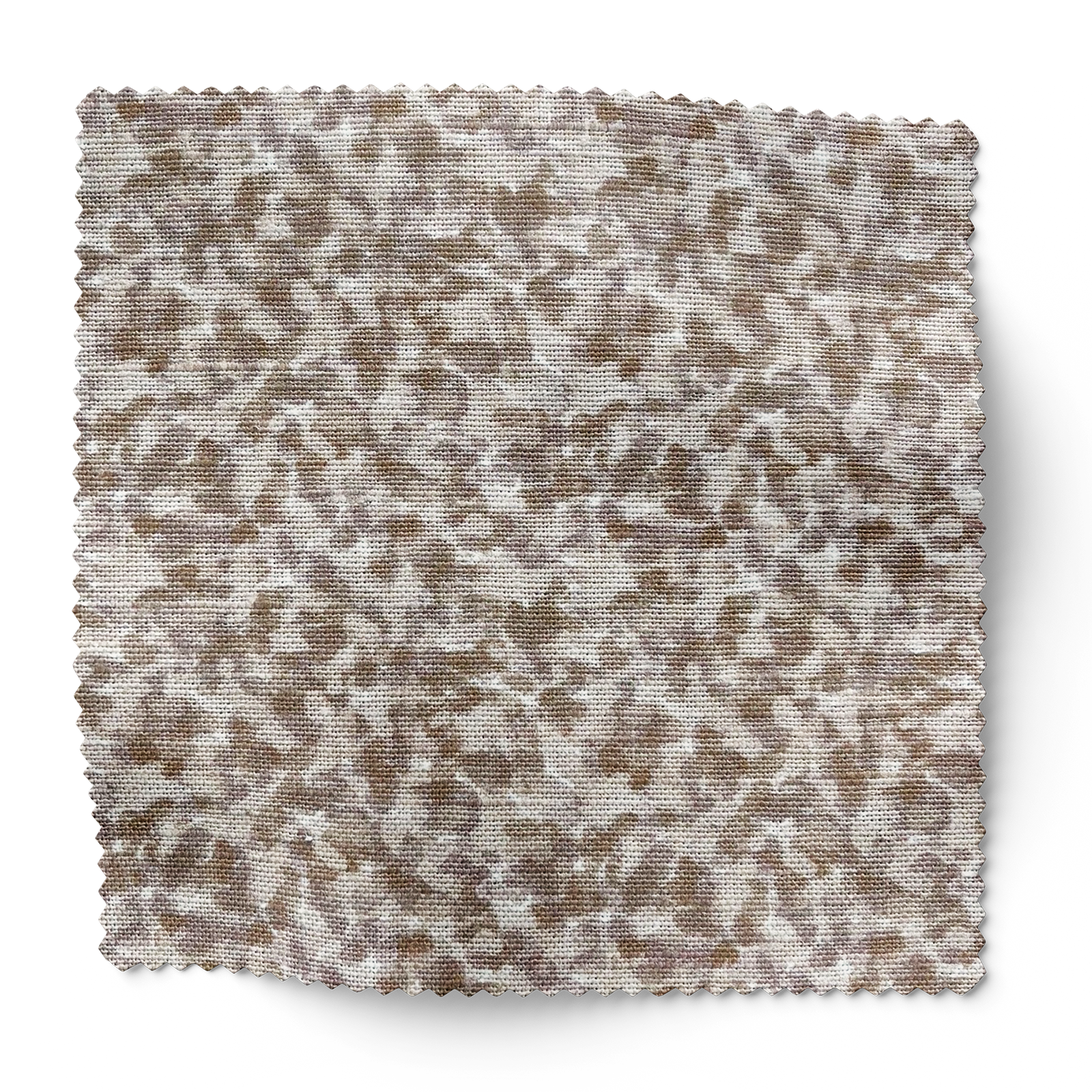 Tortoise fabric in Tulip by Emily Daws – forest-inspired swatch with dotted and organic motifs