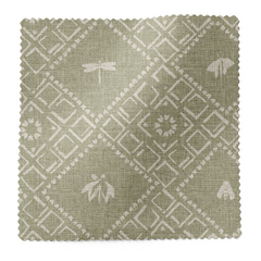 Americana Fabric Swatch in Edamame