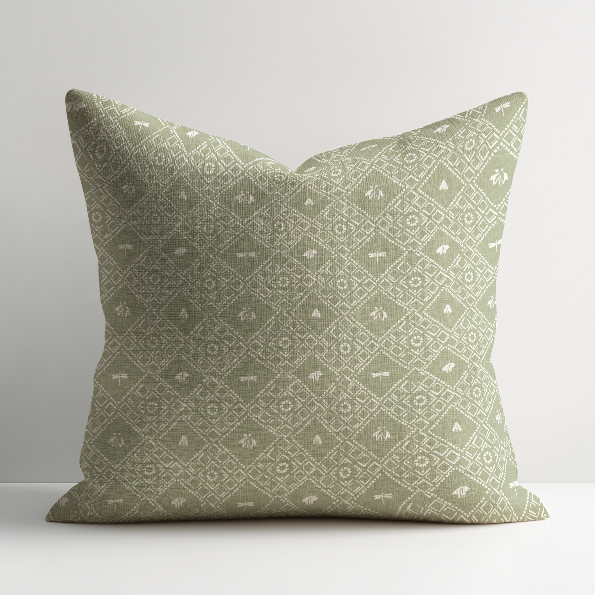 Americana Pillow in Edamame
