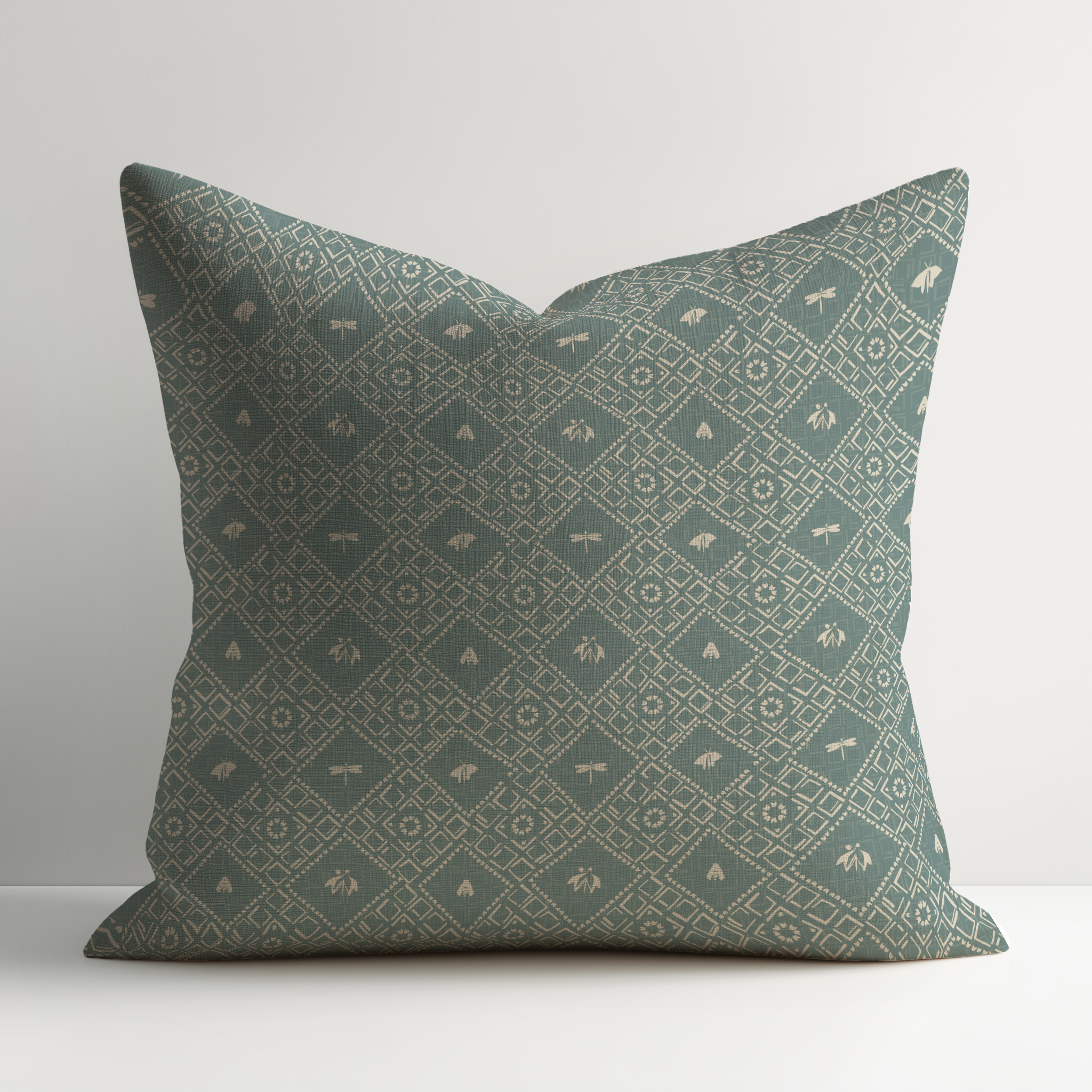 Americana Pillow in Teal