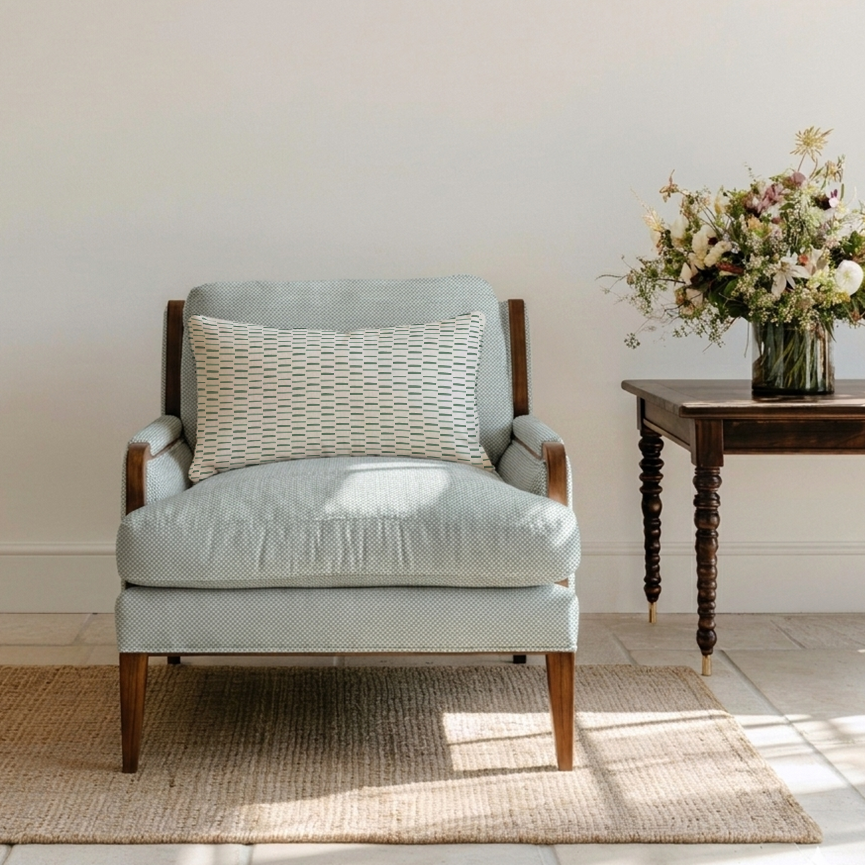 Basketweave Fabric in Clearwater