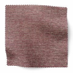 Basketweave Fabric Swatch in Garnet