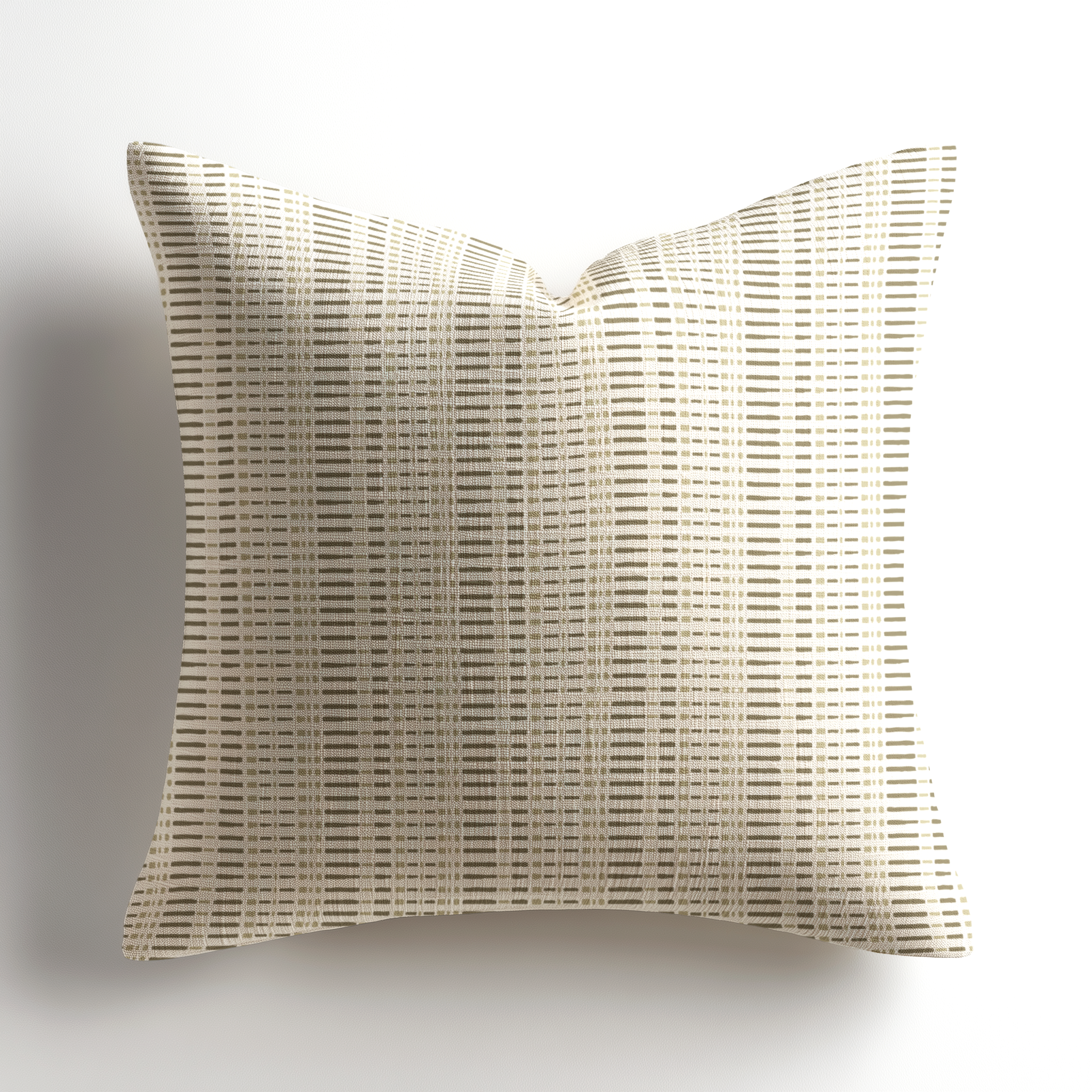 Artful accent pillow by Emily Daws featuring Birch Bamboo, a boutique textiles, Charleston-rooted designer linen throw pillow made in the USA for high-end interiors.