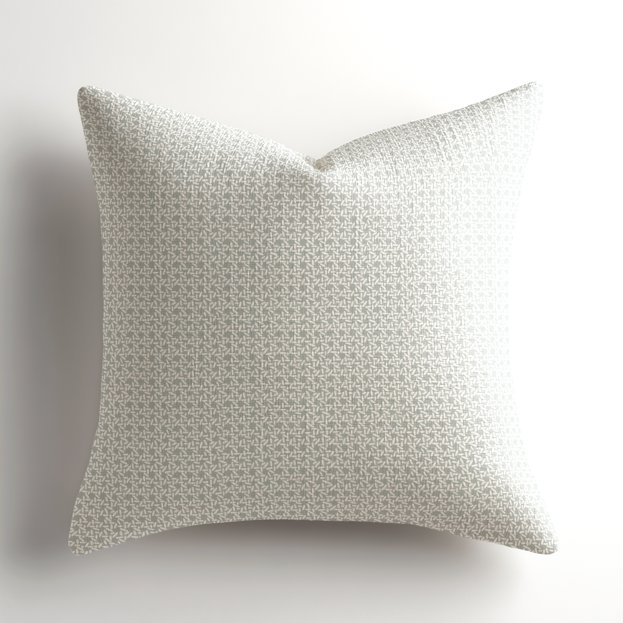 Linen throw pillow by Emily Daws featuring Carolina Rice in Pear, a small-batch, southern inspired designer linen throw pillow showcased in the Emily Daws Charleston Showroom.