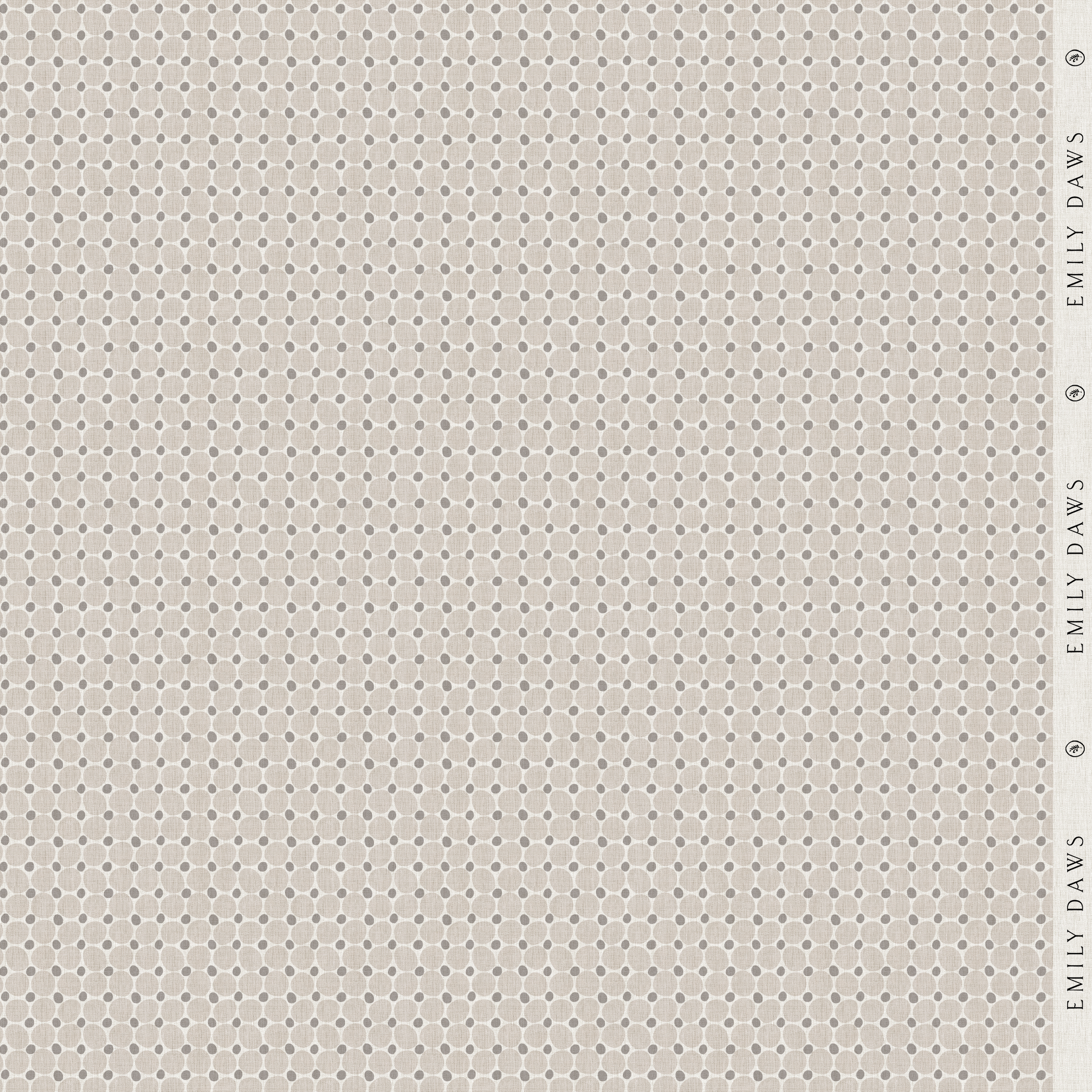 cobblestone fabric in buff by emily daws swatch view showing pattern and color details for interiors