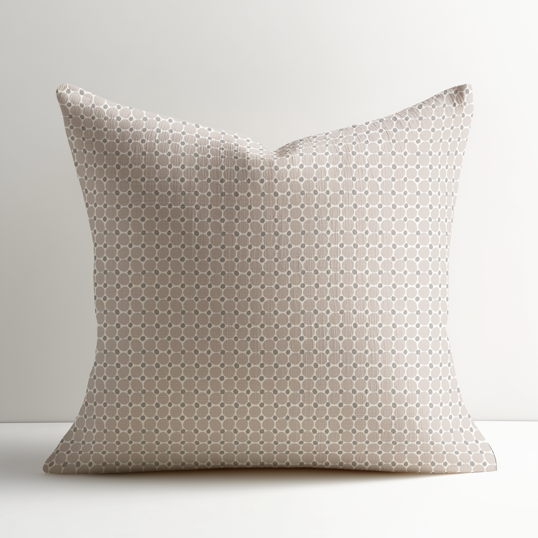 Cobblestone fabric in Buff by Emily Daws styled in an interior — Charleston Collection
