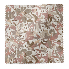 Eden Fabric Swatch in Azalea