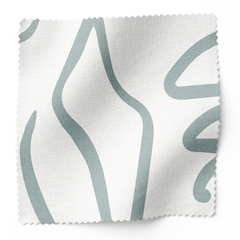 Edisto Fabric Swatch in Turquoise