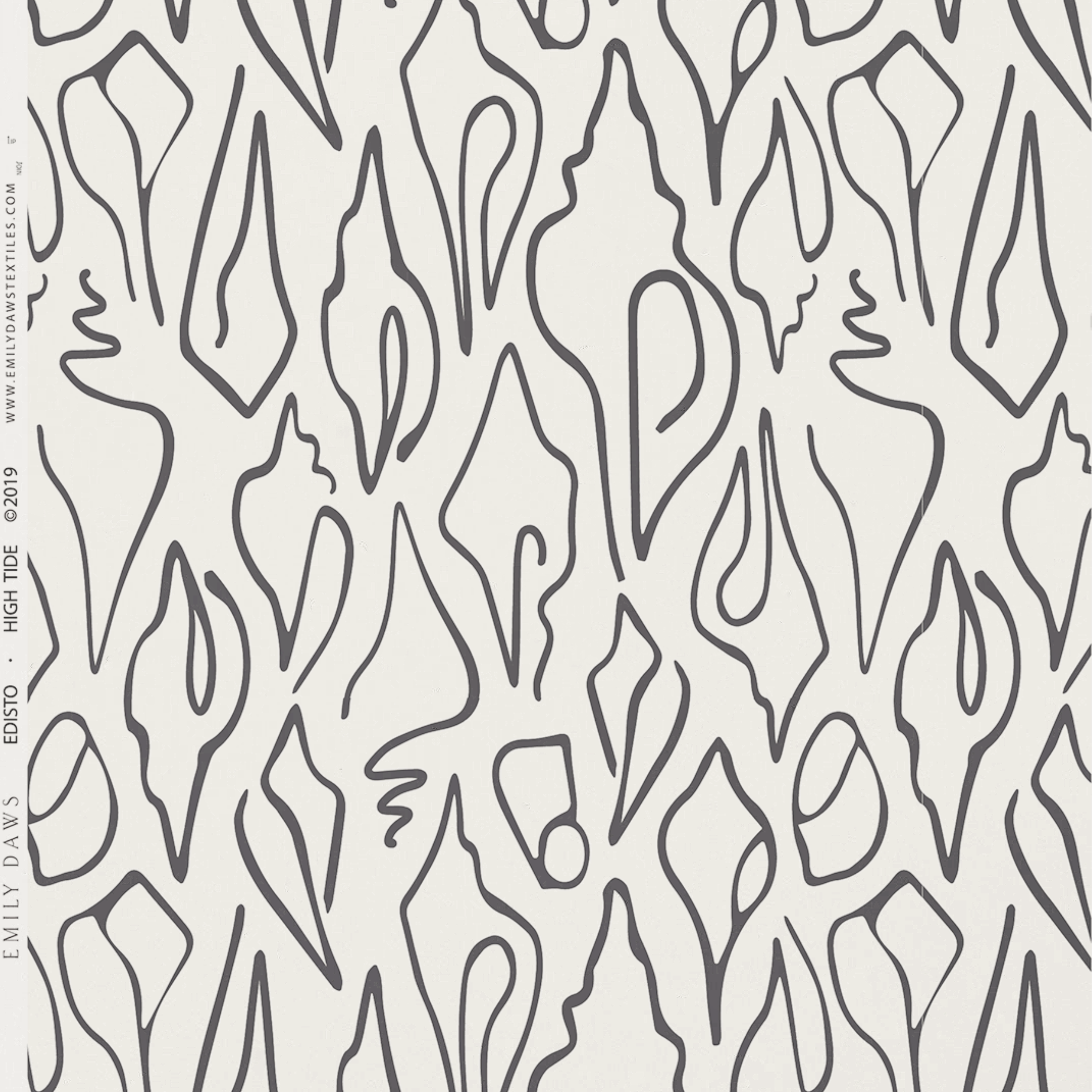 Bespoke smooth wallpaper by Emily Daws, crafted on clay-coated paper for artful, refined interior design projects.