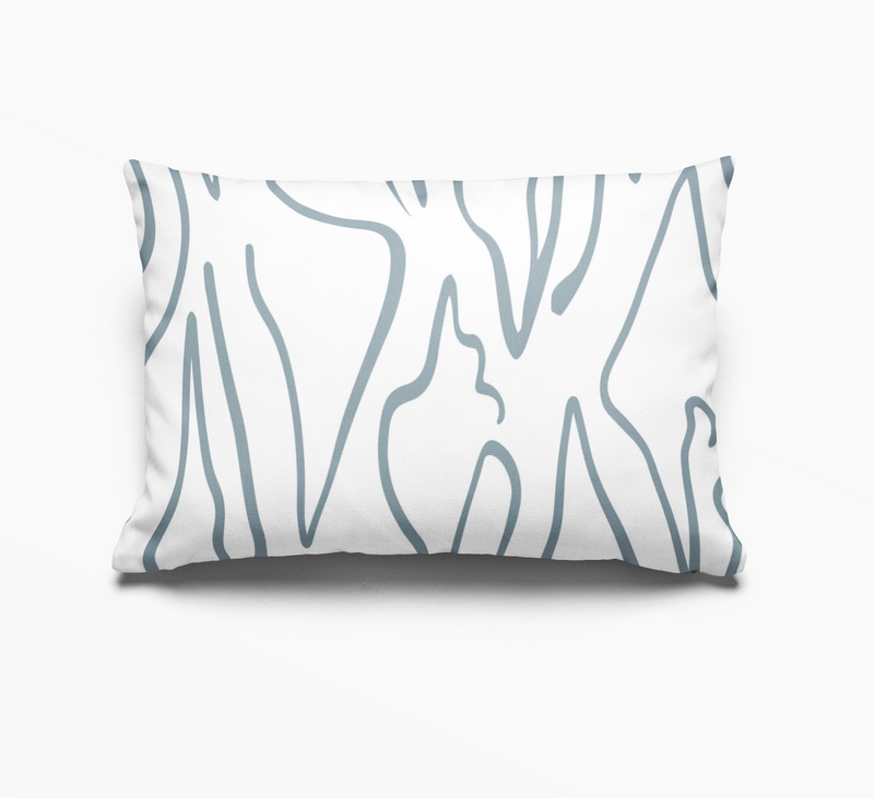 Edisto Pillow in Turquoise