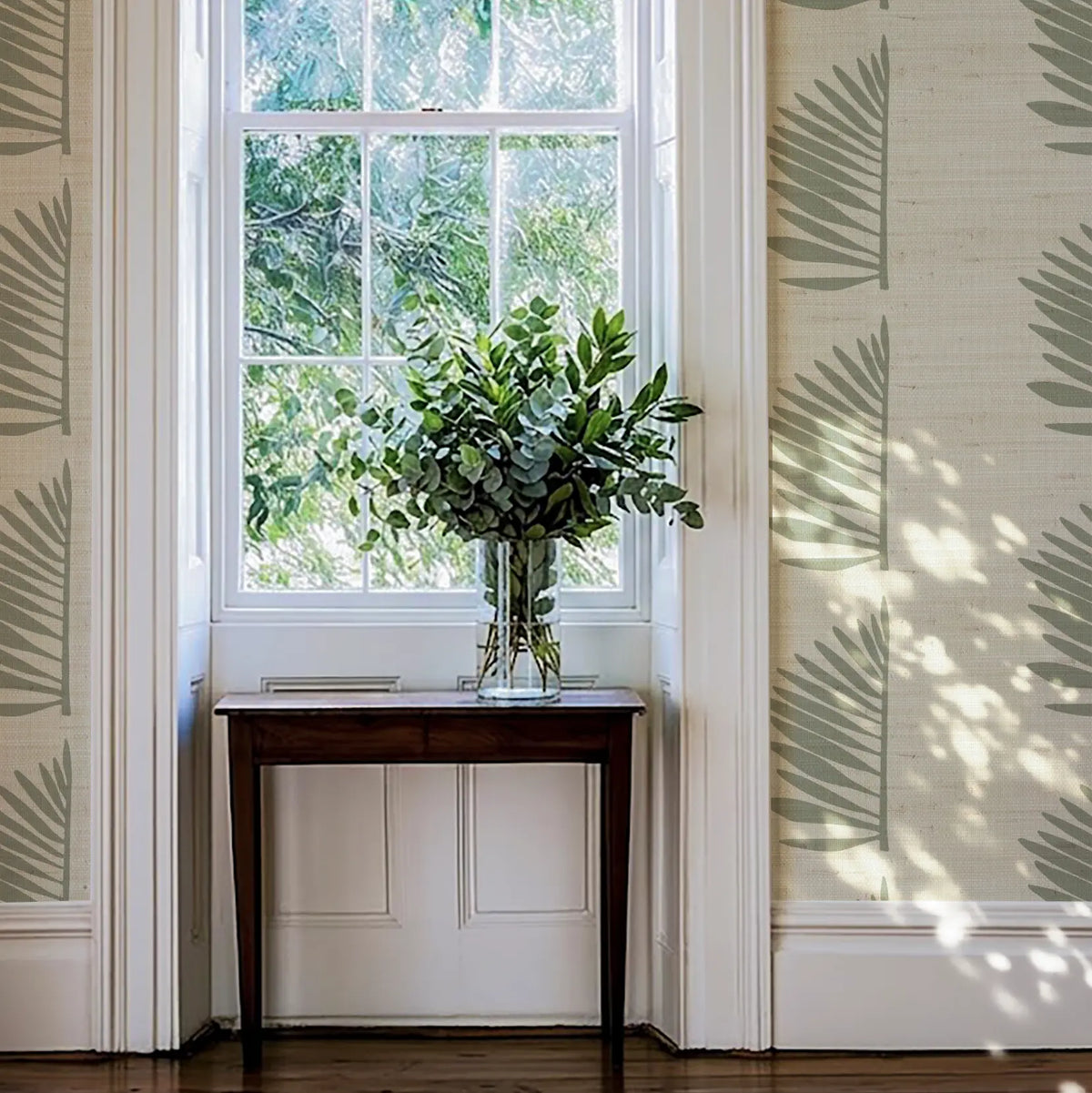 Palmetto Grasscloth in Sage