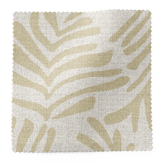 Frond Fabric Swatch in Marigold