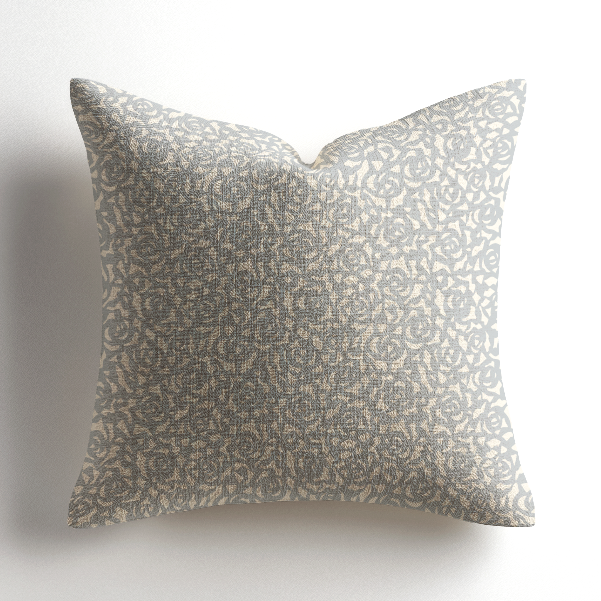 Emily Daws handcrafted throw pillow in Gardenia Marina, a Charleston-made, small-batch designer throw pillow created for layered, high-end luxury interiors.