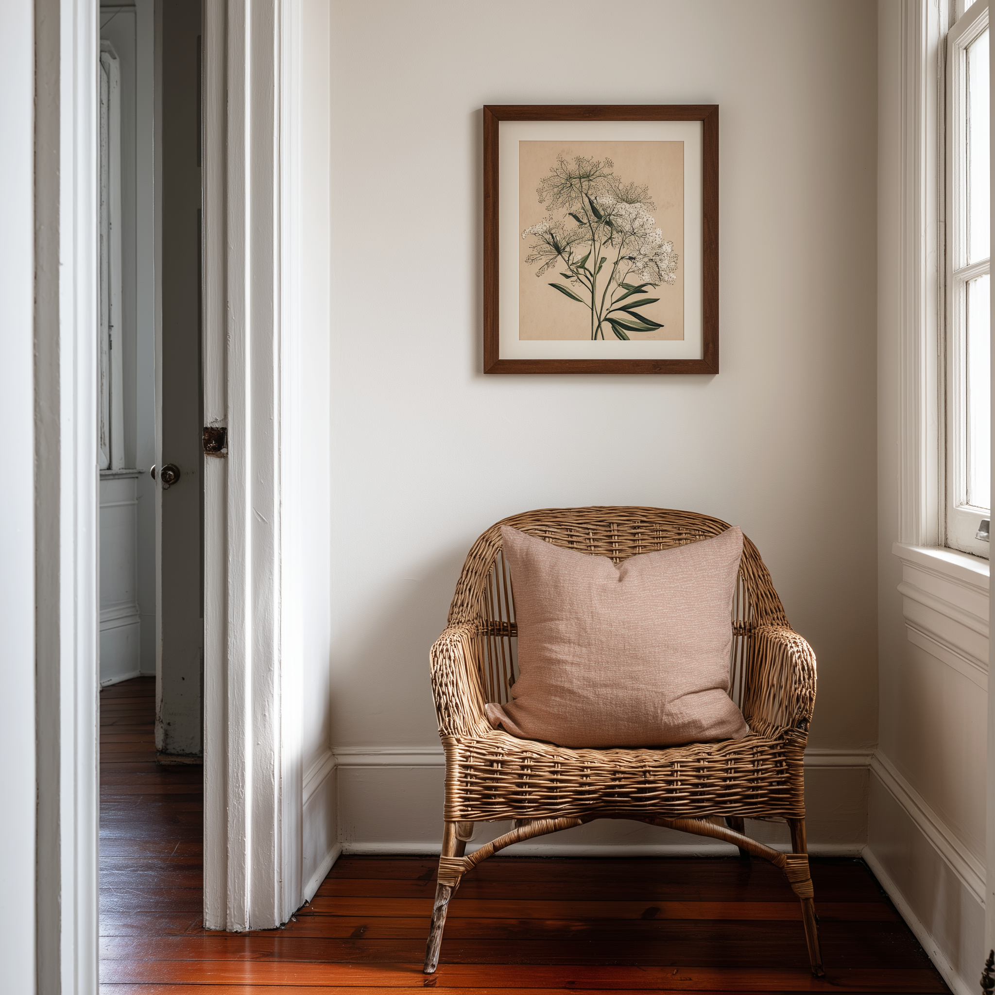 Harbor Camellia fabric by Emily Daws — Waterways Collection, available by the yard for drapery and upholstery