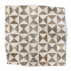 Kaleidoscope Fabric Swatch in Copper