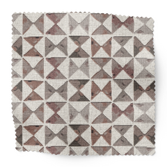 Kaleidoscope Fabric Swatch in Cranberry