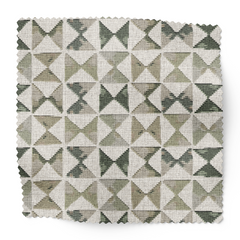 Kaleidoscope Fabric Swatch in Ivy