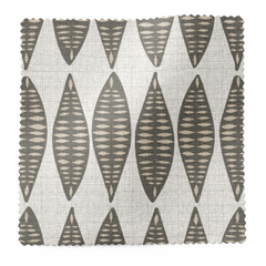 Leaflette Fabric Swatch in Peppercorn