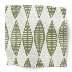 Leaflette Fabric Swatch in Peridot