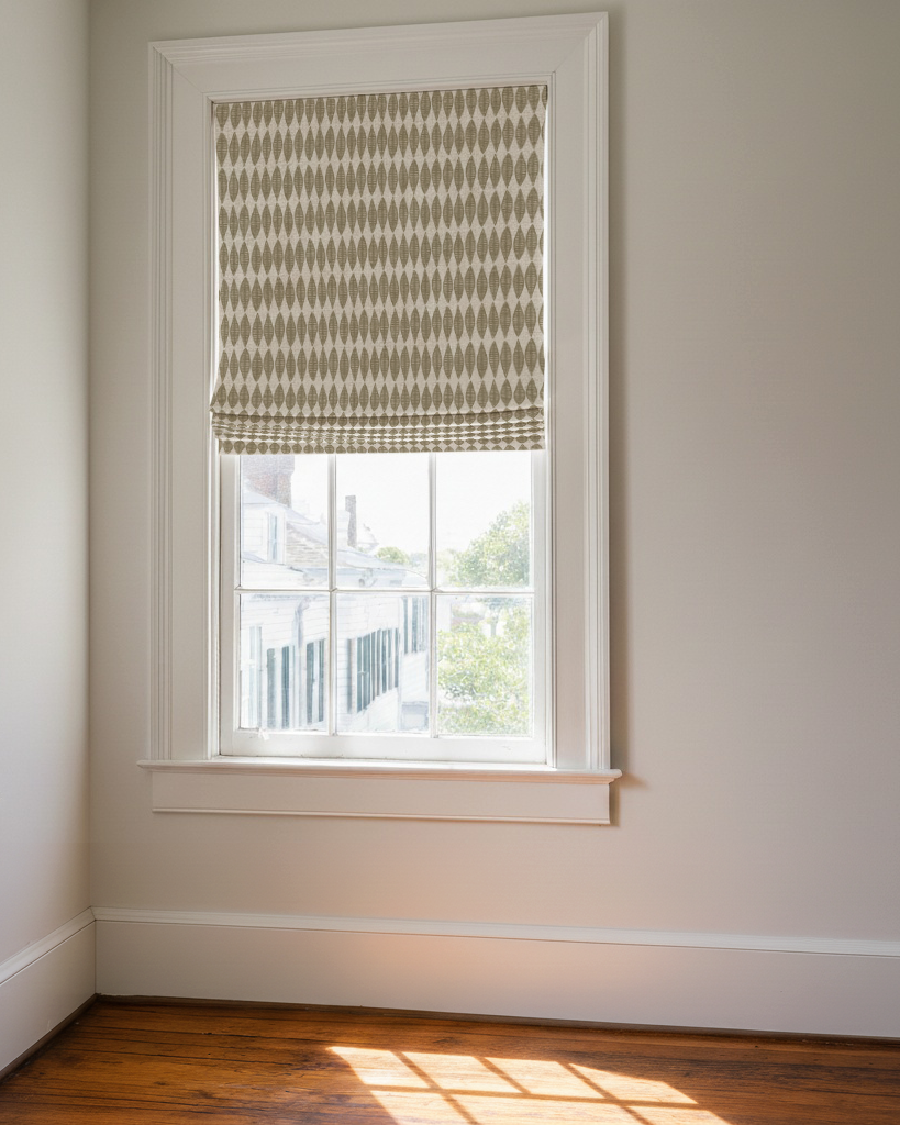 Leaflette fabric in Lemongrass by Emily Daws styled in an interior — Flora Collection