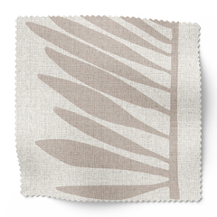 Palmetto Fabric Swatch in Clay