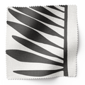 Palmetto Fabric Swatch in Jet