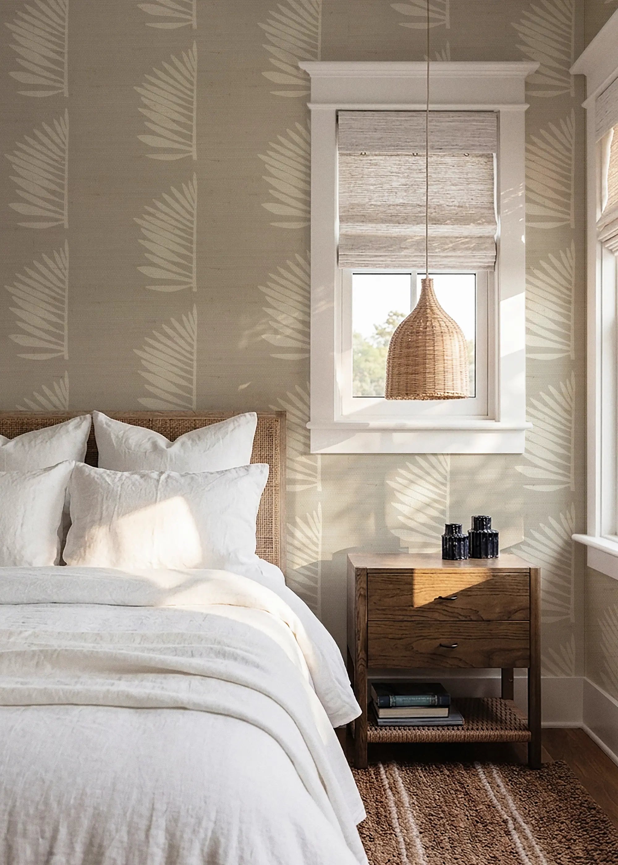 Palmetto Grasscloth in Dune