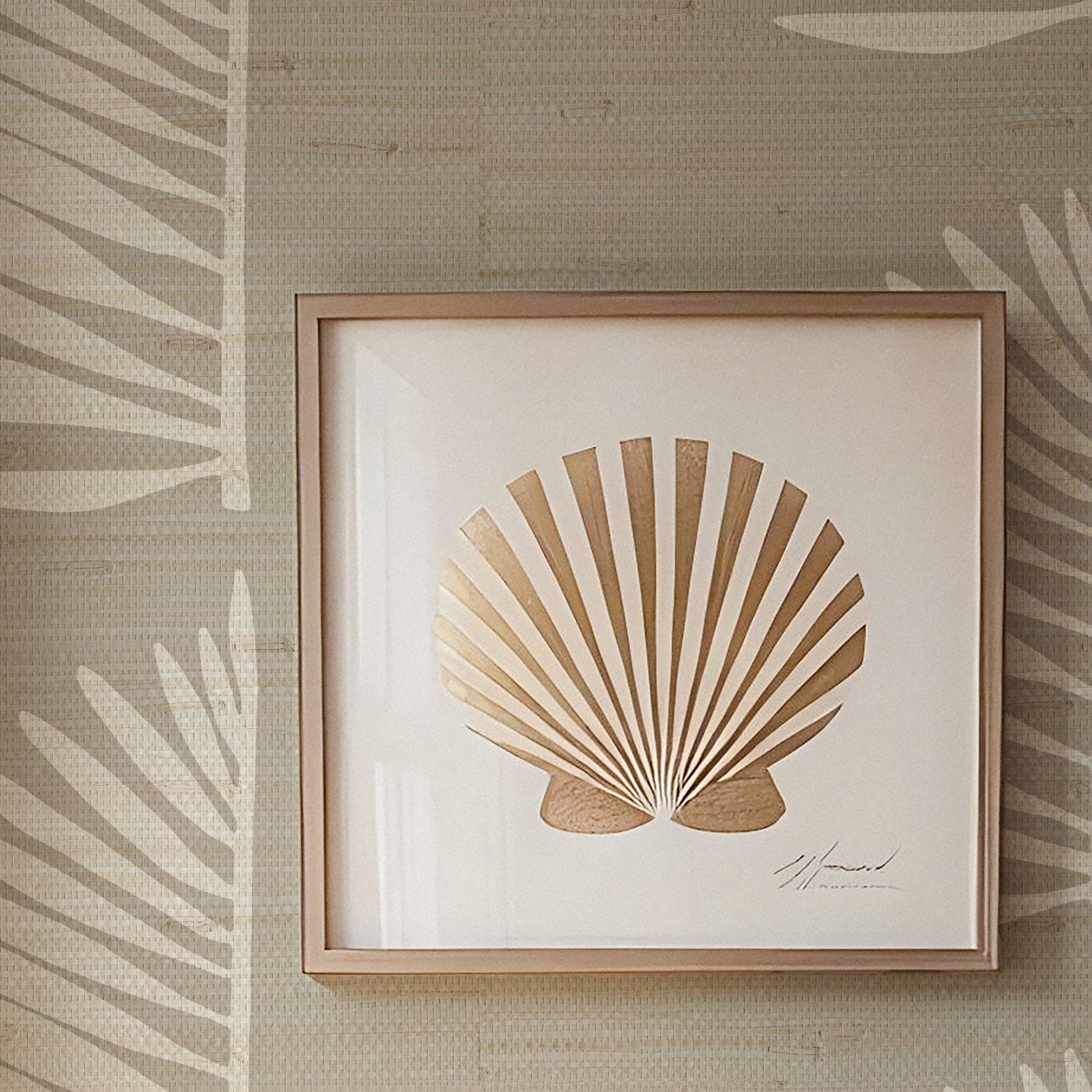 Palmetto Grasscloth in Dune