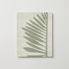 Palmetto Grasscloth Swatch in Sage