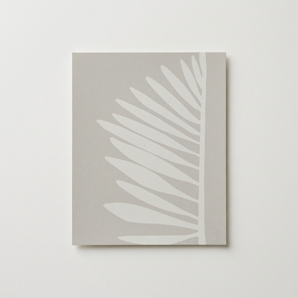 Palmetto Wallpaper Swatch in Shell