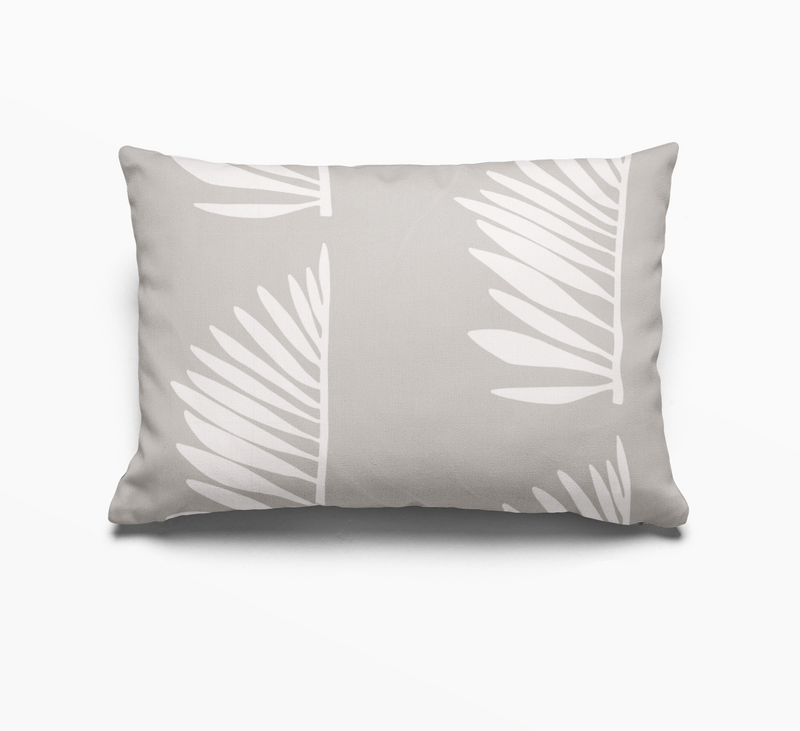 Palmetto Pillow in Almond