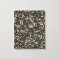 River Reef Grasscloth Swatch in Coal