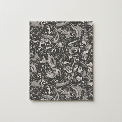 River Reef Wallpaper Swatch in Coal