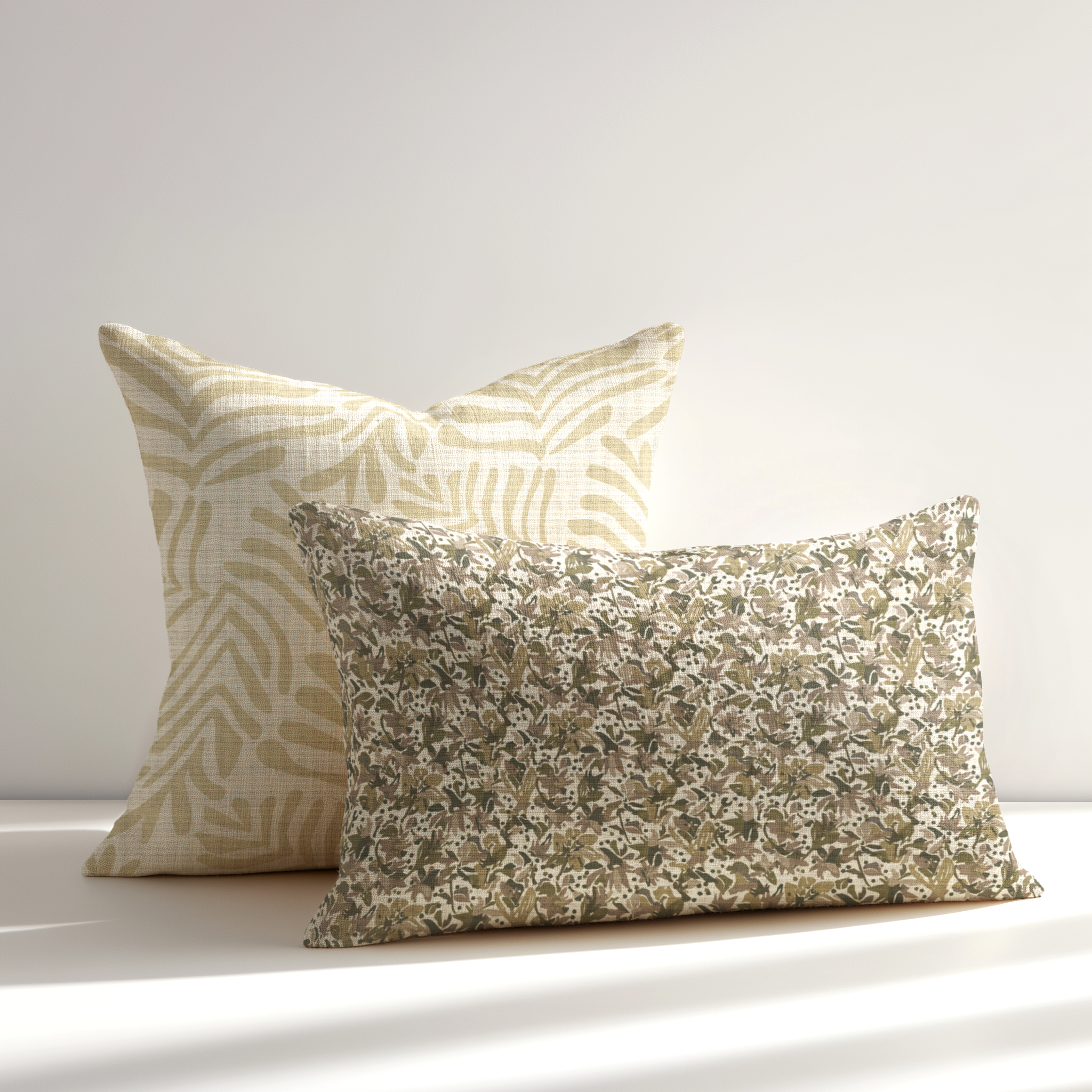 Frond Pillow in Marigold