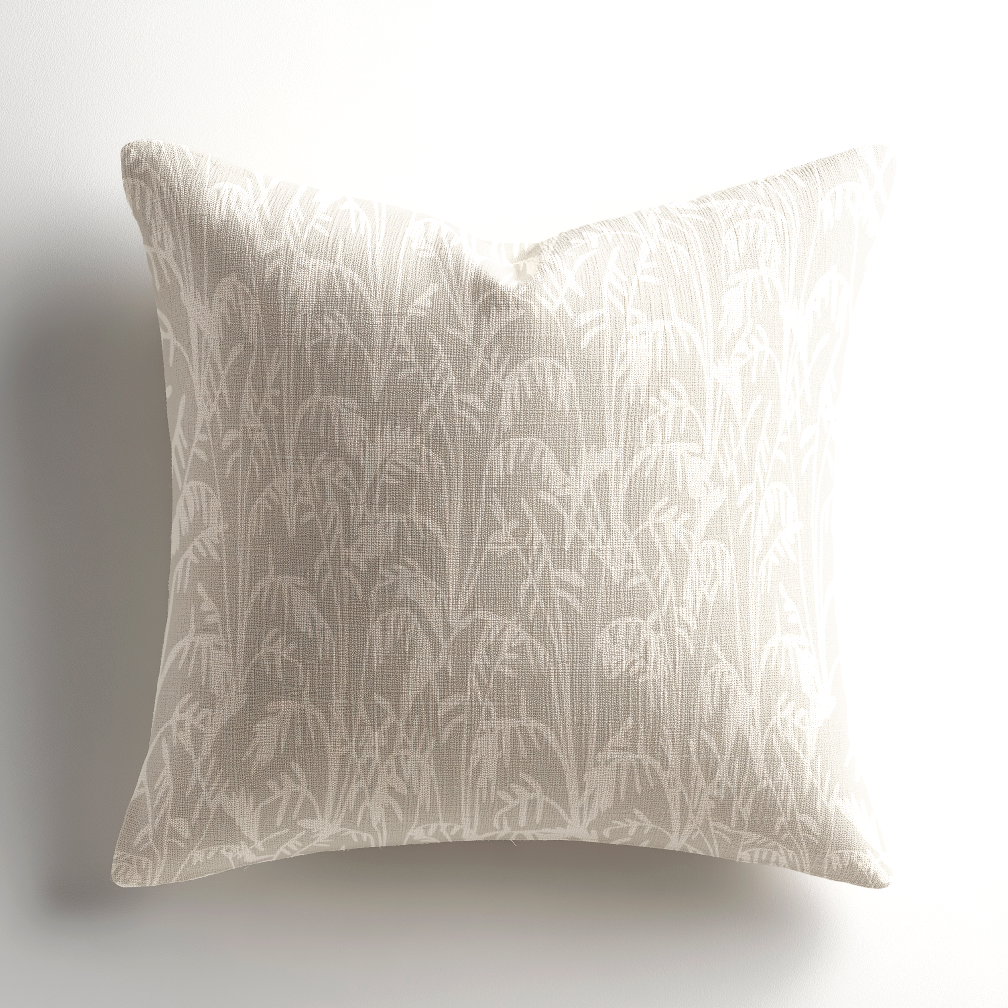 Emily Daws handcrafted throw pillow in Seabrook Sand, a Charleston-made, small-batch designer throw pillow created for layered, high-end luxury interiors.