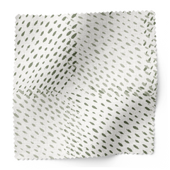Speckled Check Fabric Swatch in Cactus