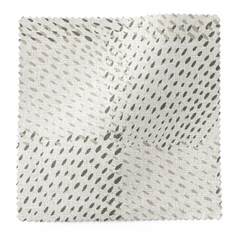 Speckled Check Fabric Swatch in Charcoal