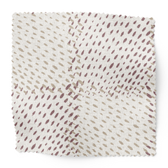 Speckled Check Fabric Swatch in Sorbet