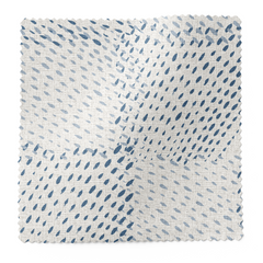 Speckled Check Fabric Swatch in Topaz