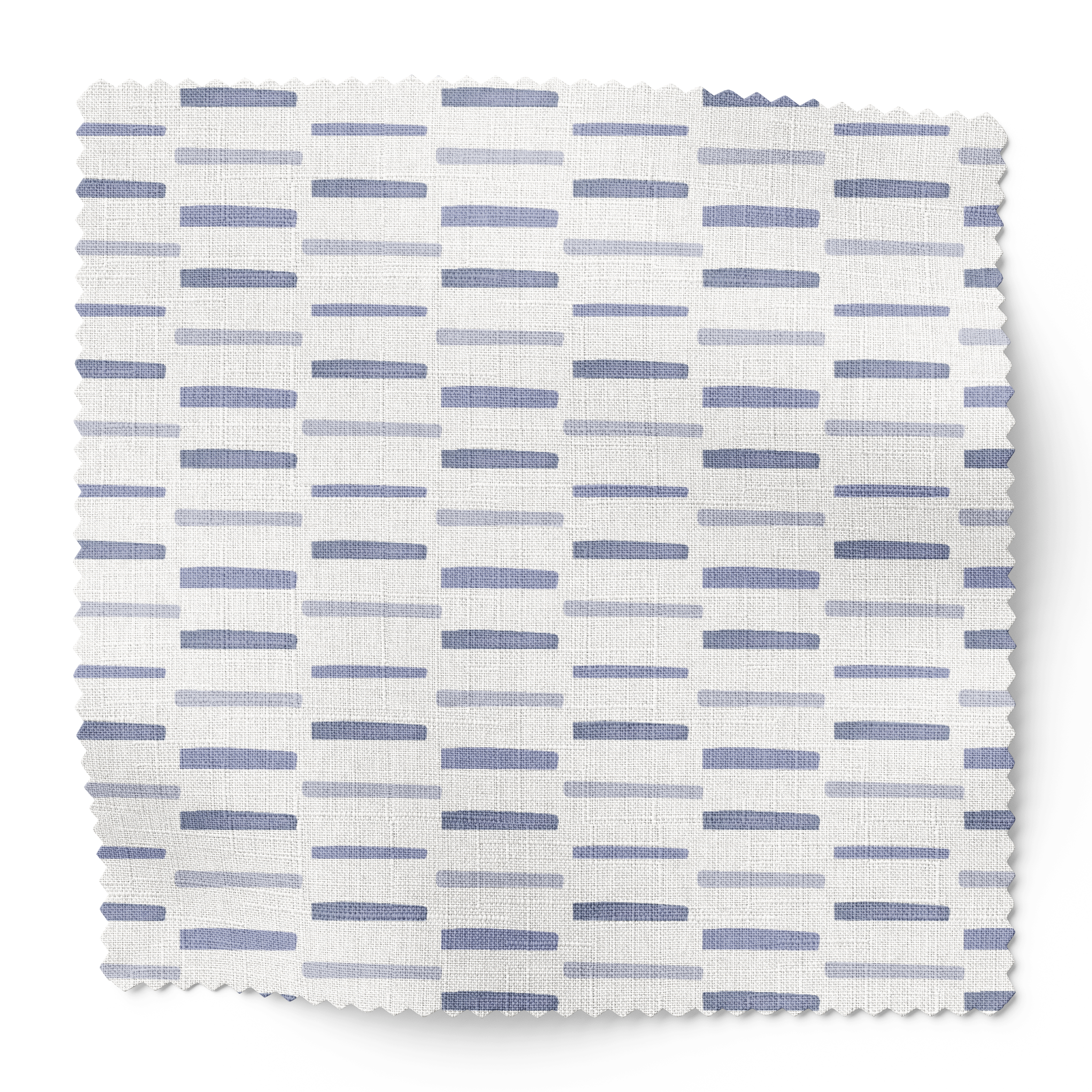 Sweetgrass fabric swatch in Sapphire by Emily Daws — 6x6 Belgian linen sample, Charleston Collection