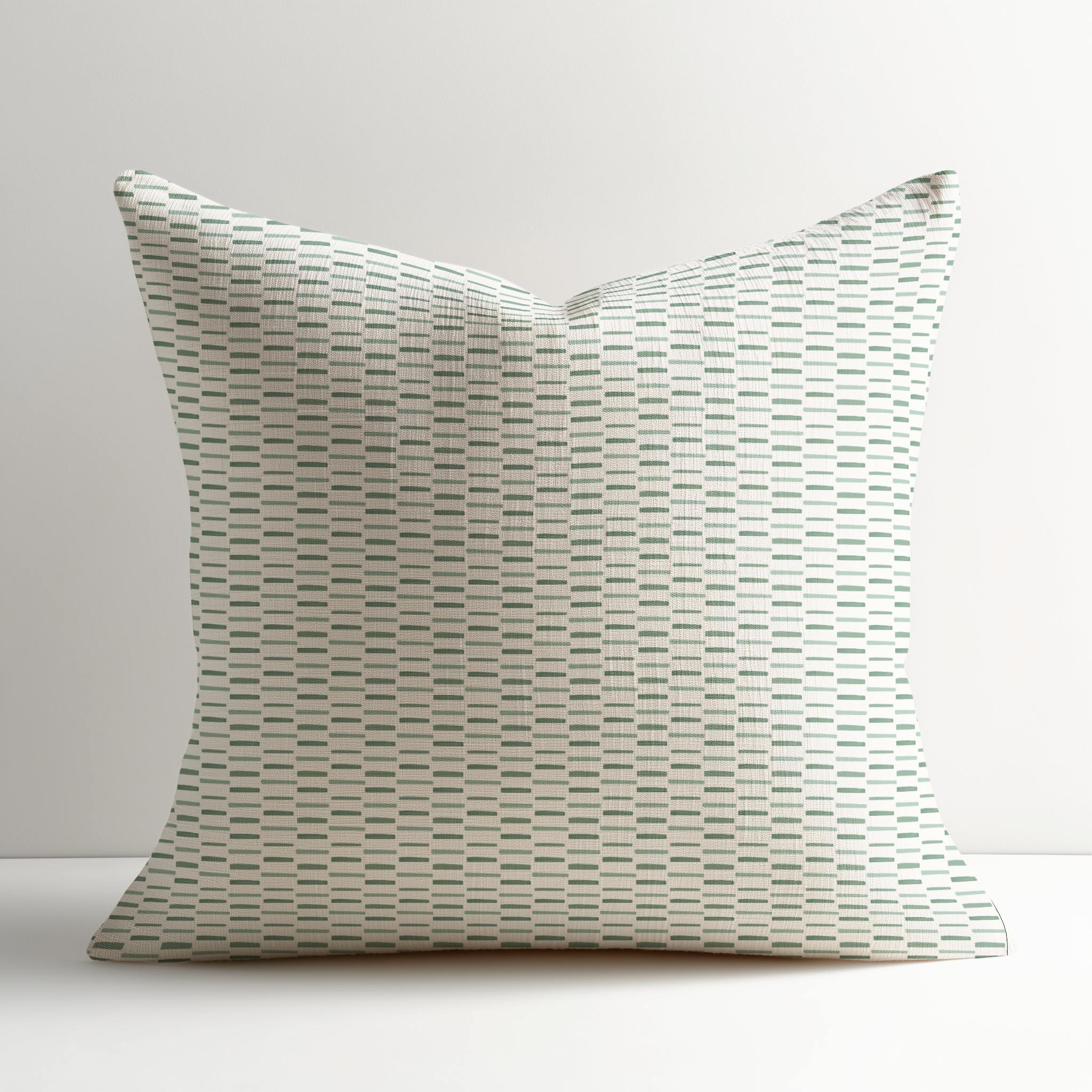 Sweetgrass fabric in Fern by Emily Daws styled in an interior — Charleston Collection