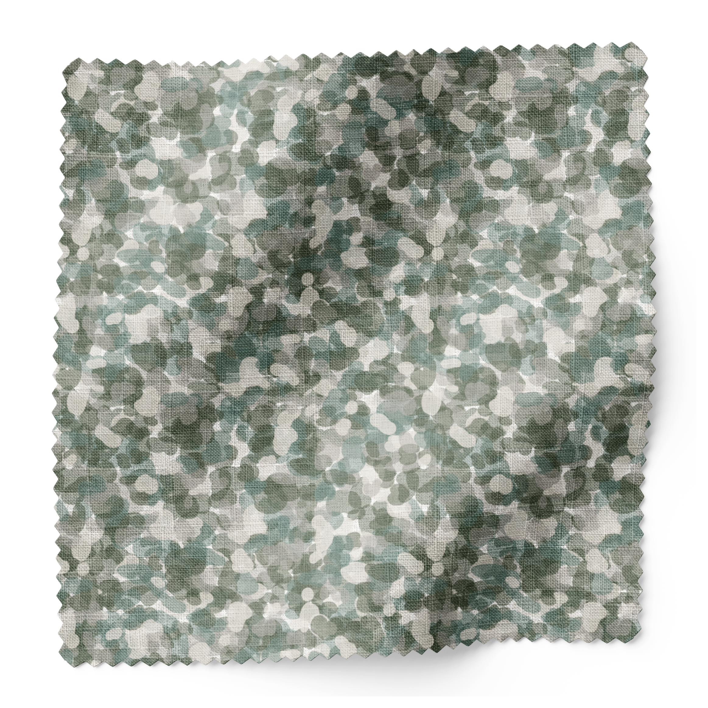 Tortoise fabric swatch in Fig by Emily Daws — 6x6 Belgian linen sample, Fauna Collection